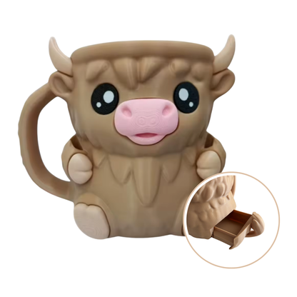 Soporte para helado de vaca kawaii