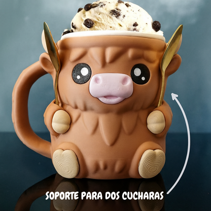 Soporte para helado de vaca kawaii