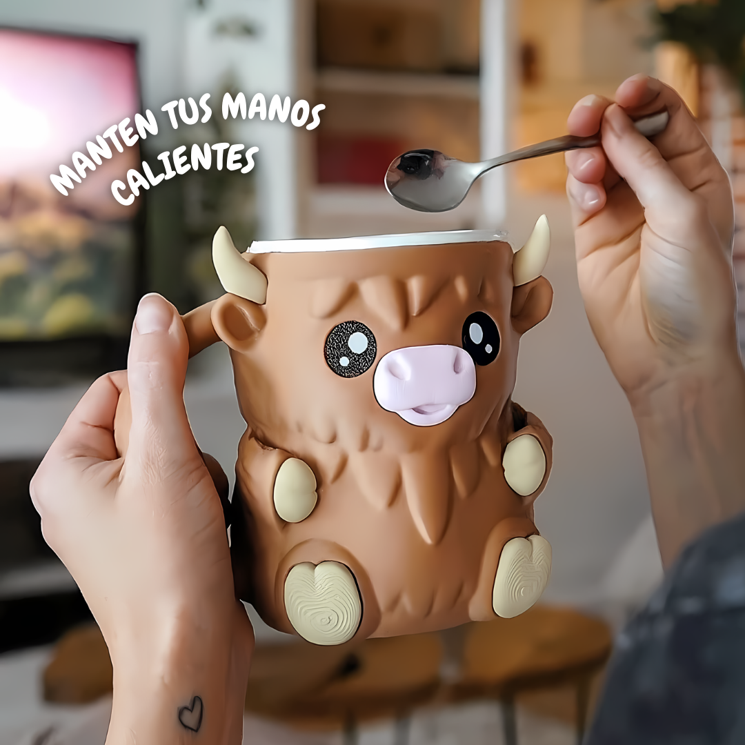 Soporte para helado de vaca kawaii